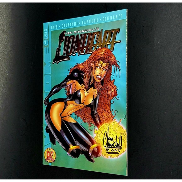 LIONHEART Signed 4 Book Lot Ian Chruchill Dynamic Forces Comics 1 1 1D 2 VF/NM - Picture 5 of 16